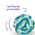 Load image into Gallery viewer, Twisted Rope Knot Ball Dog Toy