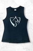 Load image into Gallery viewer, BARE Silver Logo Tank Top - Black
