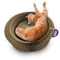 Load image into Gallery viewer, Kitty Accordion Cardboard Bed With Ball