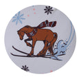Load image into Gallery viewer, Kozy - Lycra Tie In Tail Bag - Ski Slopes - print detail