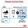 Load image into Gallery viewer, Royal Canin - Light Weight Care Jelly - feeding instructions