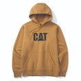Load image into Gallery viewer, Cat Workwear - Trademark Hooded Sweatshirt - Bronze Heather