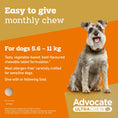 Load image into Gallery viewer, advocate-ultra-chew-medium-breed-5-6-11kg-dog-flea-tick-worming - gallery_8