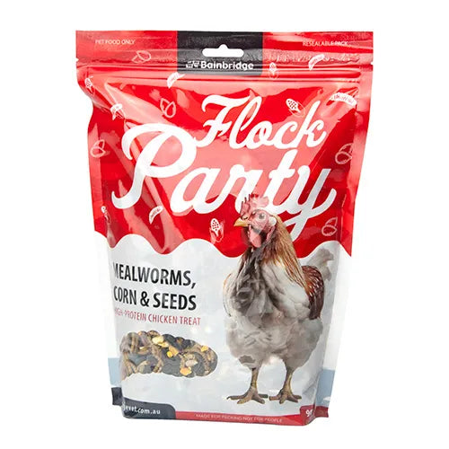 Bainbridge Flock Party - Mealworms, Corn & Seeds