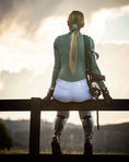 Load image into Gallery viewer, White Competition Honeycomb Technical Tights
