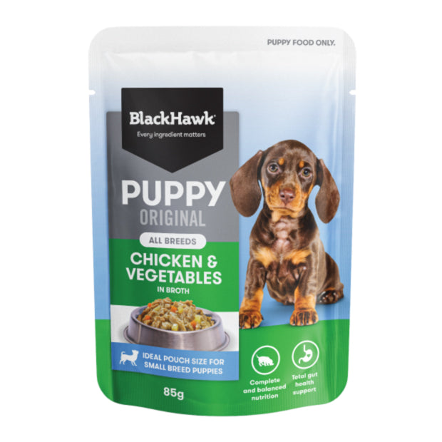 Black Hawk - Chicken and Vegetables Wet Puppy Food All breeds