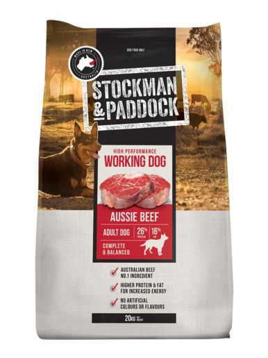 Stockman & Paddock Beef Dog Food 20kg