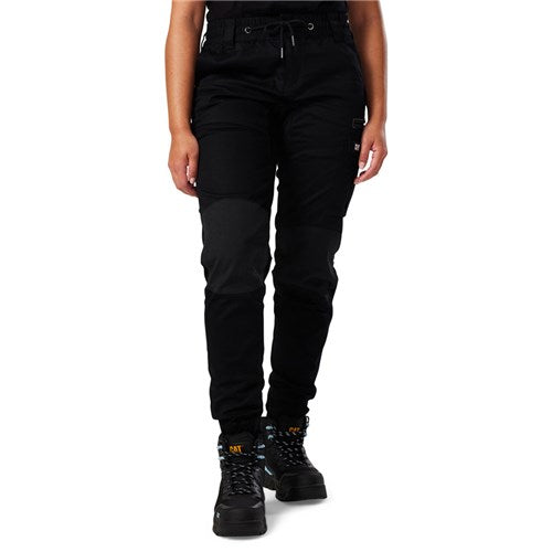 Cat Workwear - Womens Cuffed Dynamic Pant - Black
