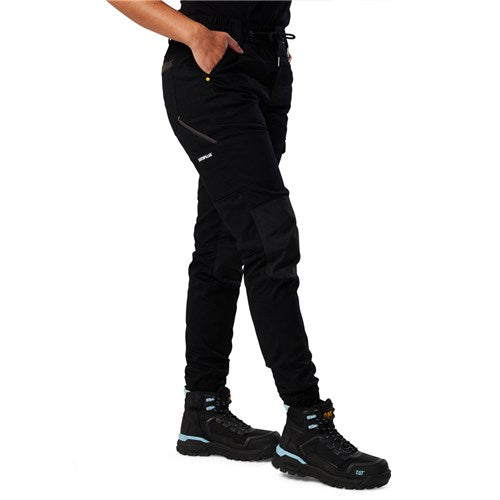 Cat Workwear - Womens Cuffed Dynamic Pant - Black