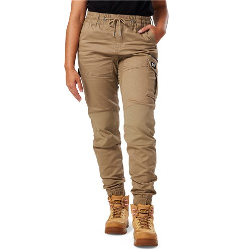 Cat Workwear - Womens Cuffed Dynamic Pant - Khaki