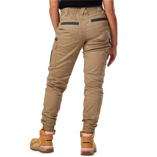 Cat Workwear - Womens Cuffed Dynamic Pant - Khaki