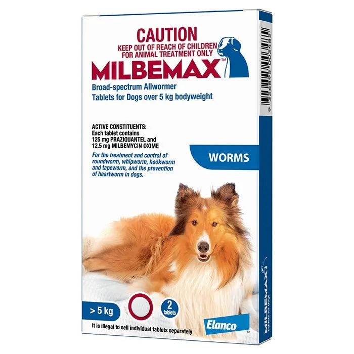 Milbemax Worming Tablets for Dogs >5kg