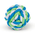 Load image into Gallery viewer, Twisted Rope Knot Ball Dog Toy
