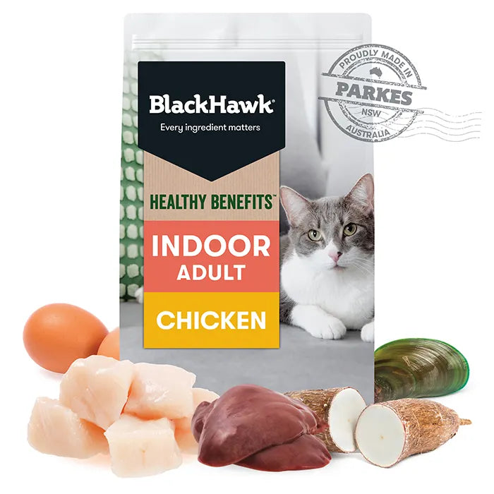 Black Hawk Indoor Healthy Benefits Adult Cat Food