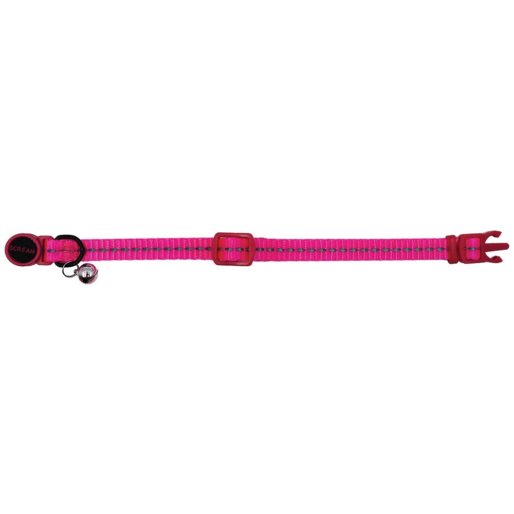 Scream REFLECTIVE ADJ. NYLON CAT COLLAR 1x19-31cm