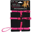 Load image into Gallery viewer, Scream REFLECTIVE ADJ. NYLON CAT/PUPPY 1cm HARNESS w/LEASH
