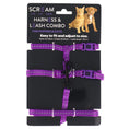Load image into Gallery viewer, Scream REFLECTIVE ADJ. NYLON CAT/PUPPY 1cm HARNESS w/LEASH
