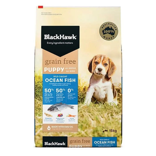 Black Hawk Puppy - Grain Free Ocean Fish 15kg