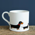 Load image into Gallery viewer, Mischievous Mutts Dog Mug - Dachshund / Sausage Dog
