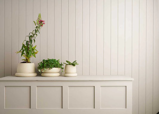 Large Cloud Planter - White Speckle