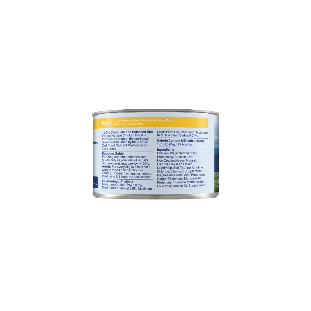 Feline Natural - Chicken Feast Canned Cat Food
