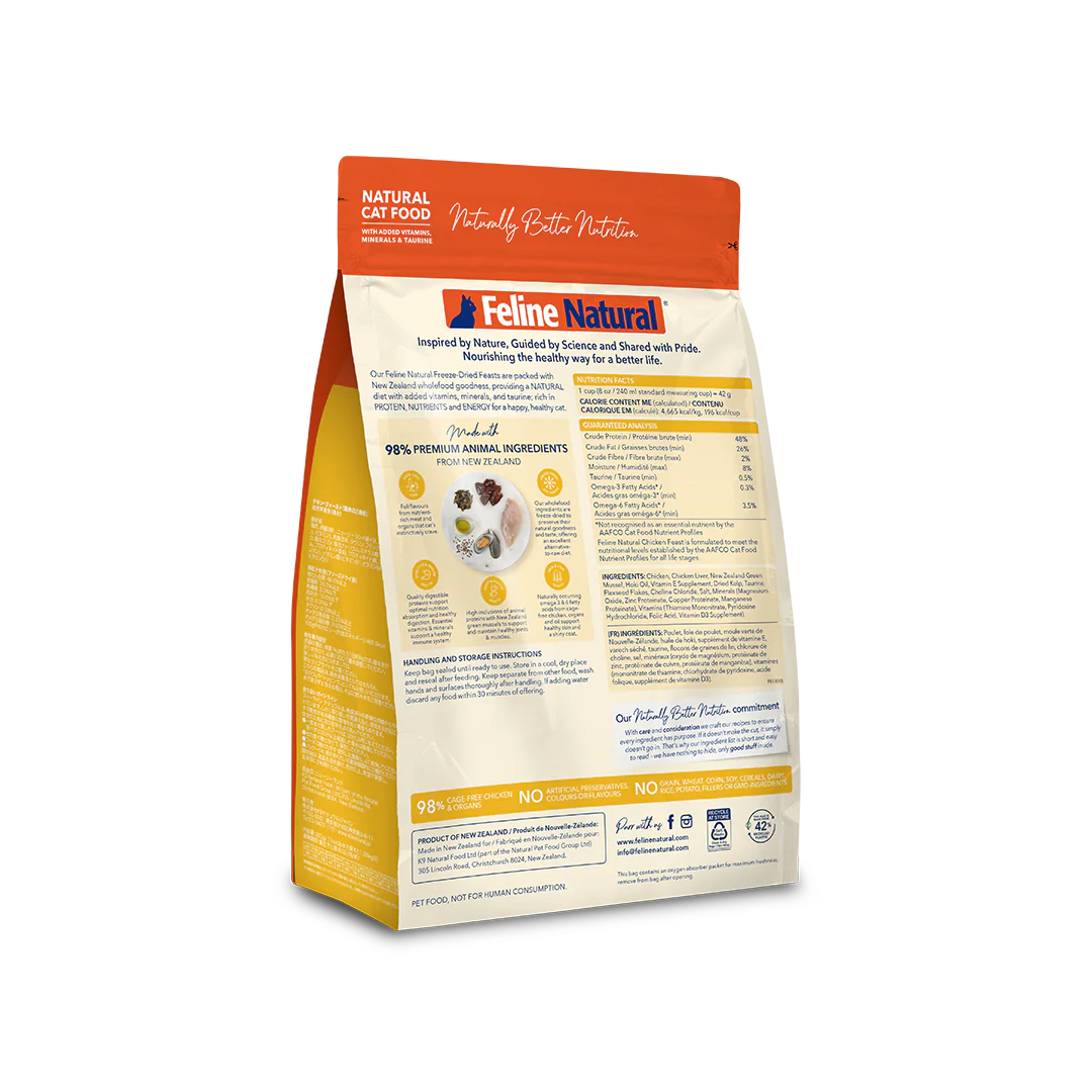 Feline Natural - Chicken Feast Freeze-Dried Cat Food