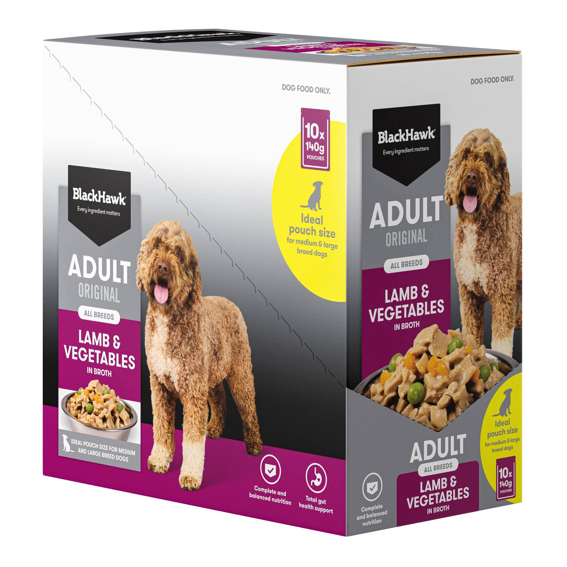 Black Hawk - Lamb and Vegetables Wet Food - Adult All Breeds