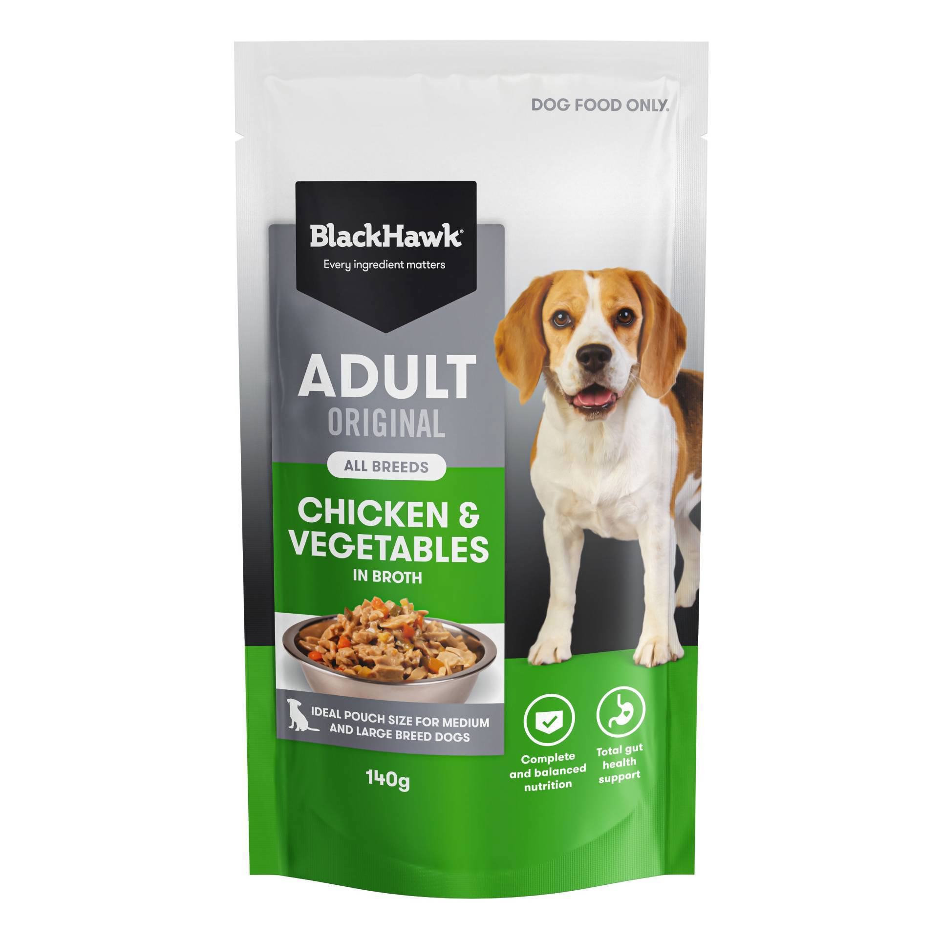 Black Hawk - Chicken and Vegetables Wet Food - Adult All Breeds
