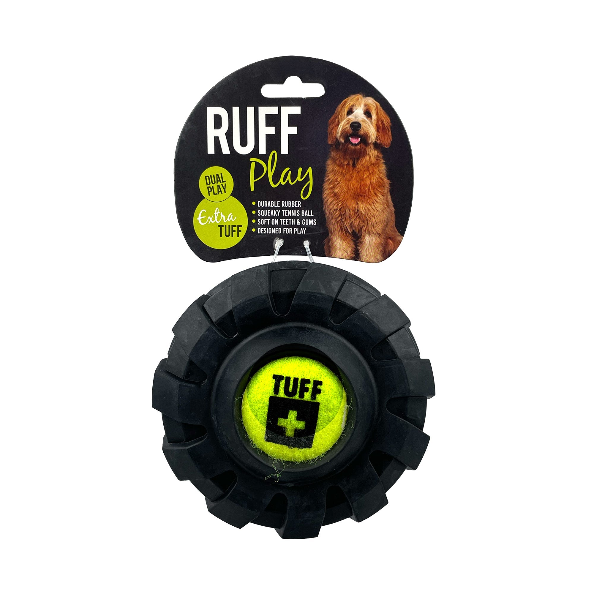 Ruff Play Rubber Tyre/Tennis Ball