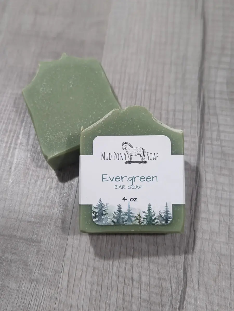 Mud Pony Soap Evergreen Bar Soap