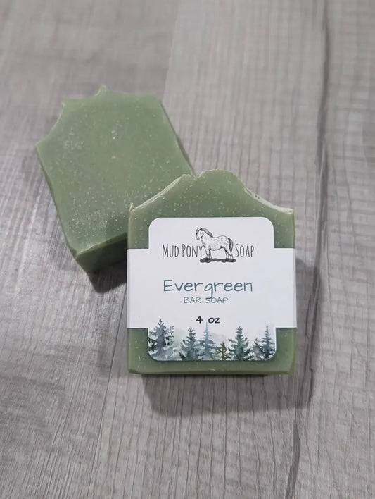 Mud Pony Soap Evergreen Bar Soap