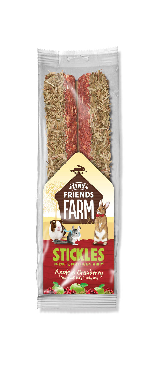 Stickles Small Animal Treats - Apple and Cranberry