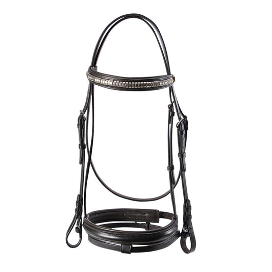 Jeremy & Lord Clinchered Hanoverian Bridle with Reins