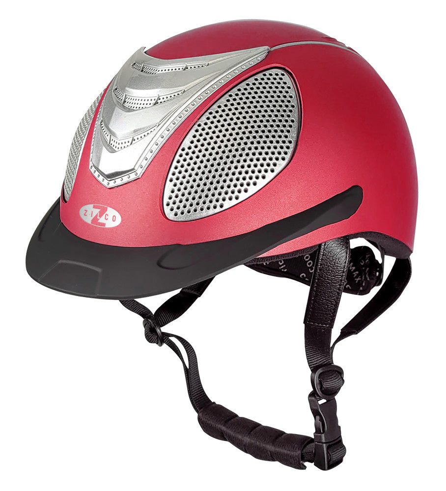 Oscar Shield Riding Helmet Red