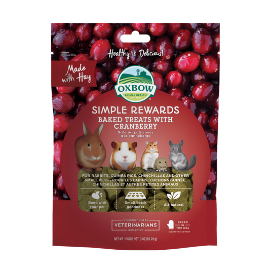 Oxbow - Simple Rewards Baked Treats with Cranberry