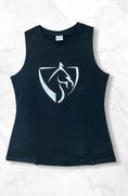 Load image into Gallery viewer, BARE Silver Logo Tank Top - Black
