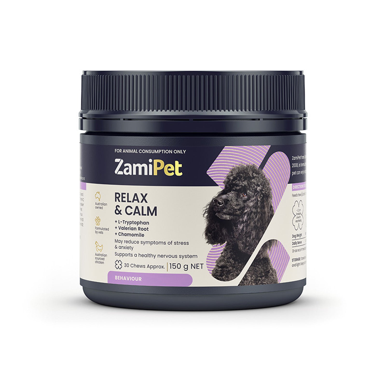 ZamiPet Relax & Calm Dog Supplement