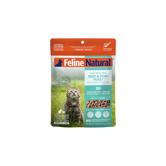 Beef & Hoki Feast Freeze-Dried Cat Food
