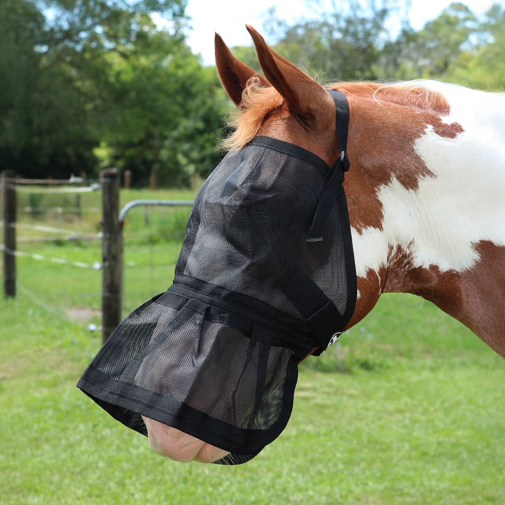 Horsemaster Fly Mask w/Skirt Nose