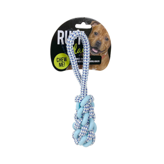 RUFF PLAY - TPR/Rope Chew Dental Bone Small