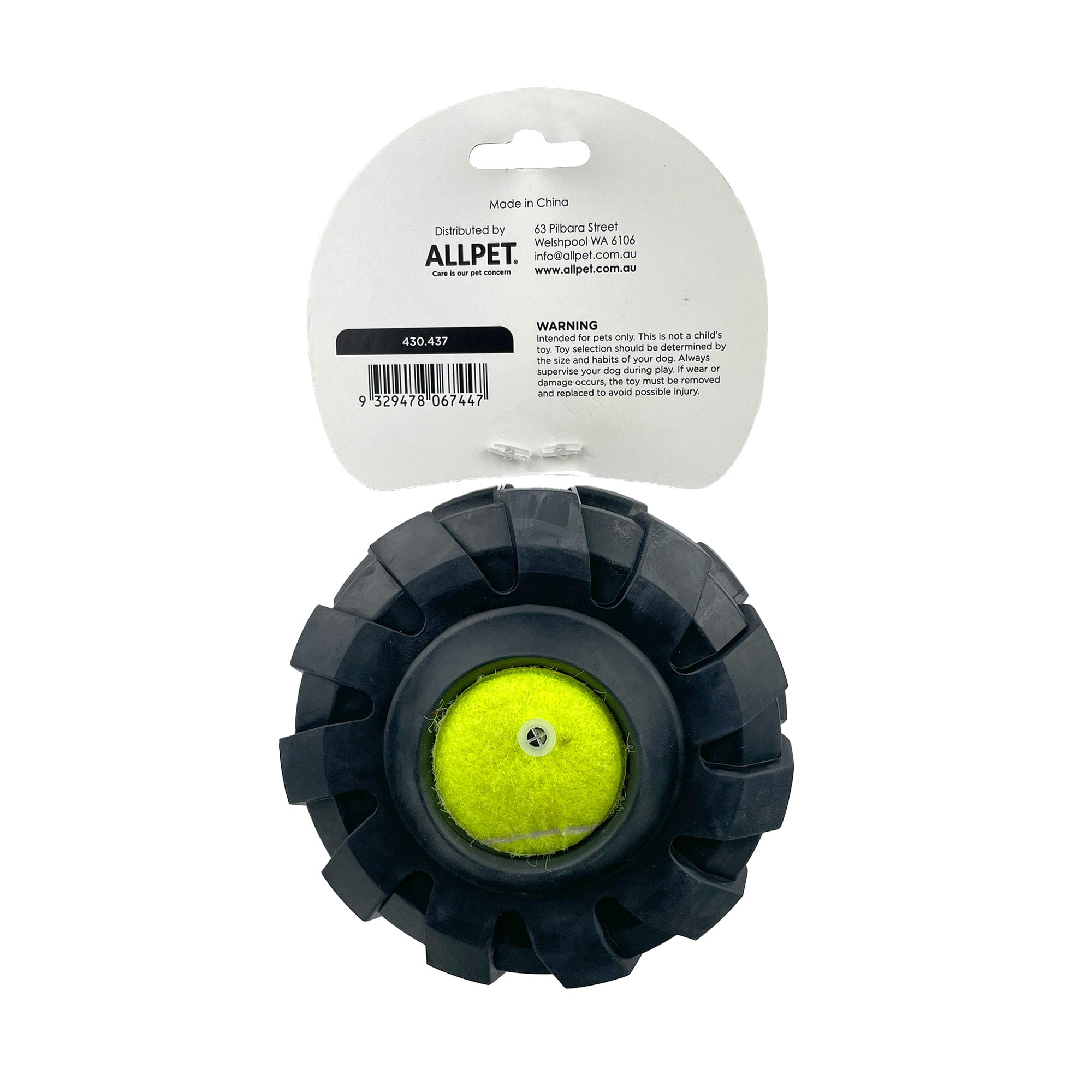 Ruff Play Rubber Tyre/Tennis Ball