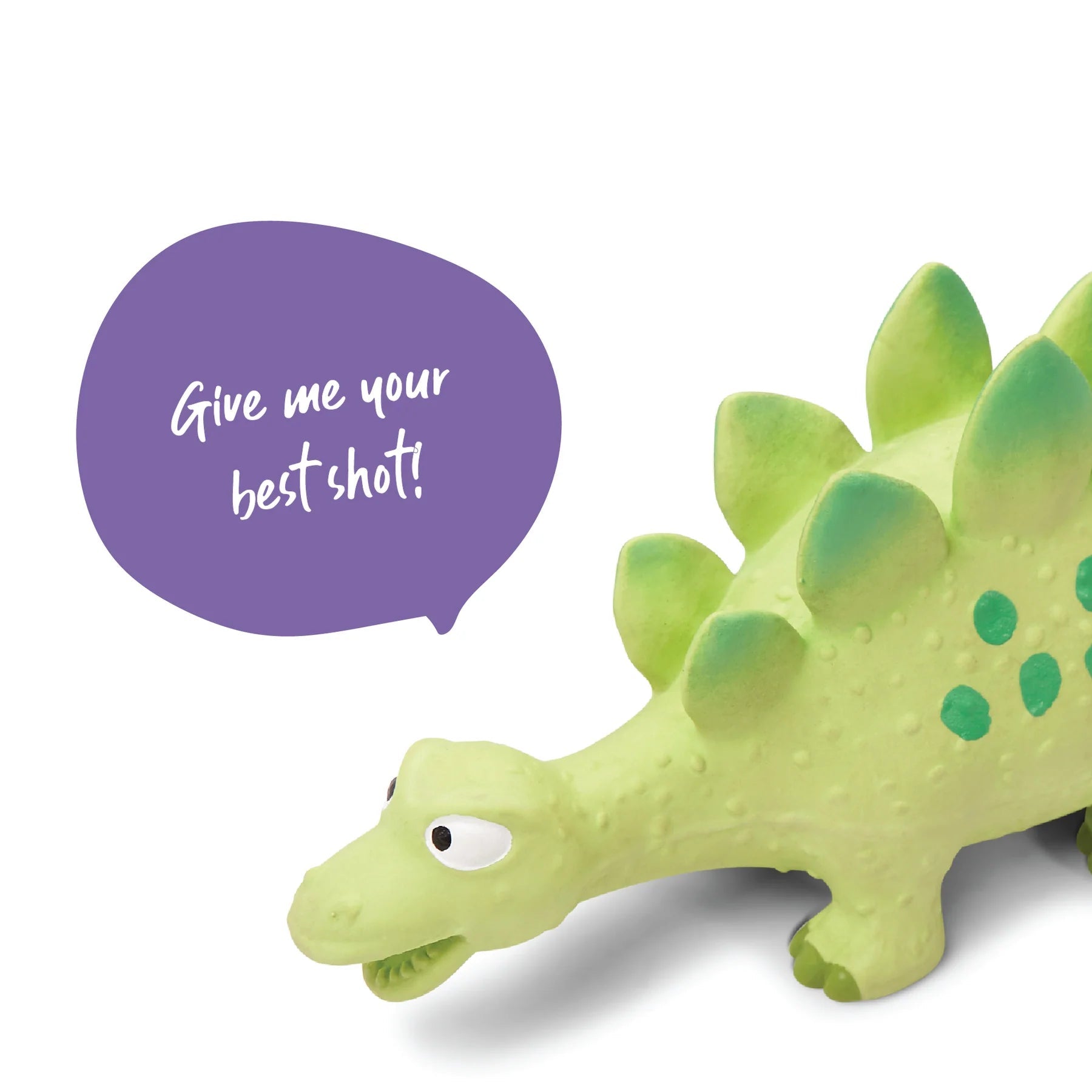 Squeaky Stegosaurus Dog Toy Medium