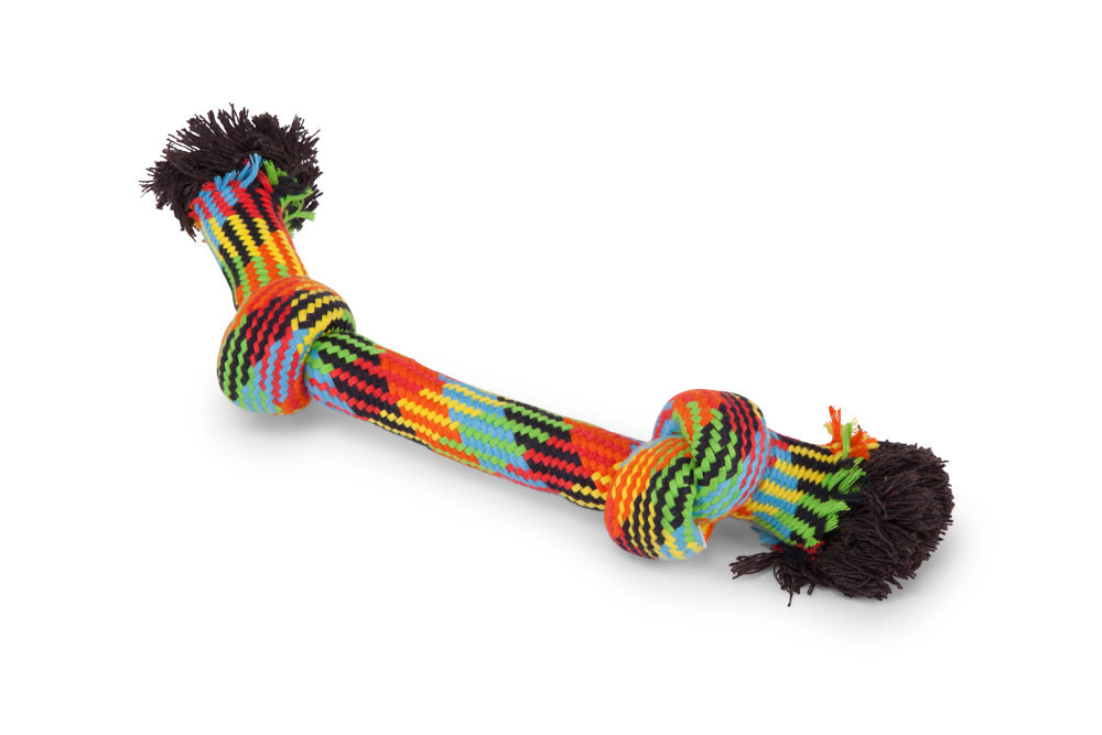 Braided Rope Knot Bone Medium