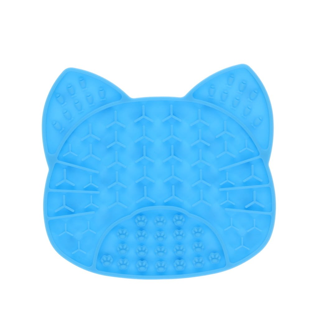 Scream LICK ENRICHMENT MAT SUCTION BASE - CAT FACE 18x17cm