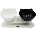 Load image into Gallery viewer, ZEEZ Double Elevated Tilted Cat Bowl
