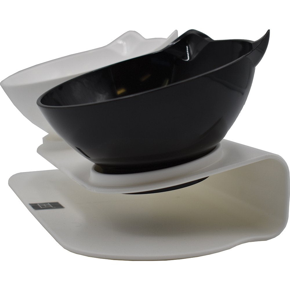 ZEEZ Double Elevated Tilted Cat Bowl