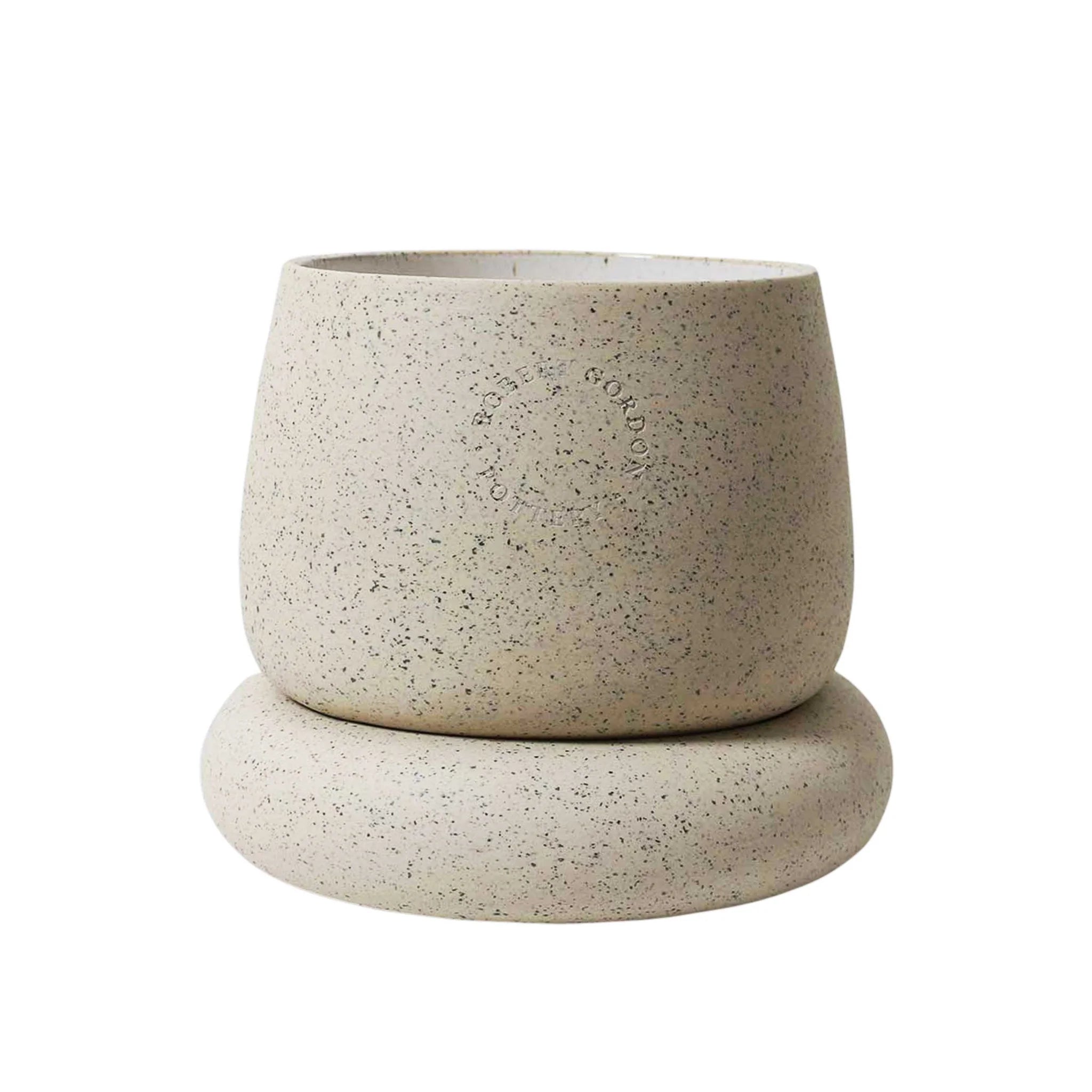 Small Cloud Planter - White Speckle