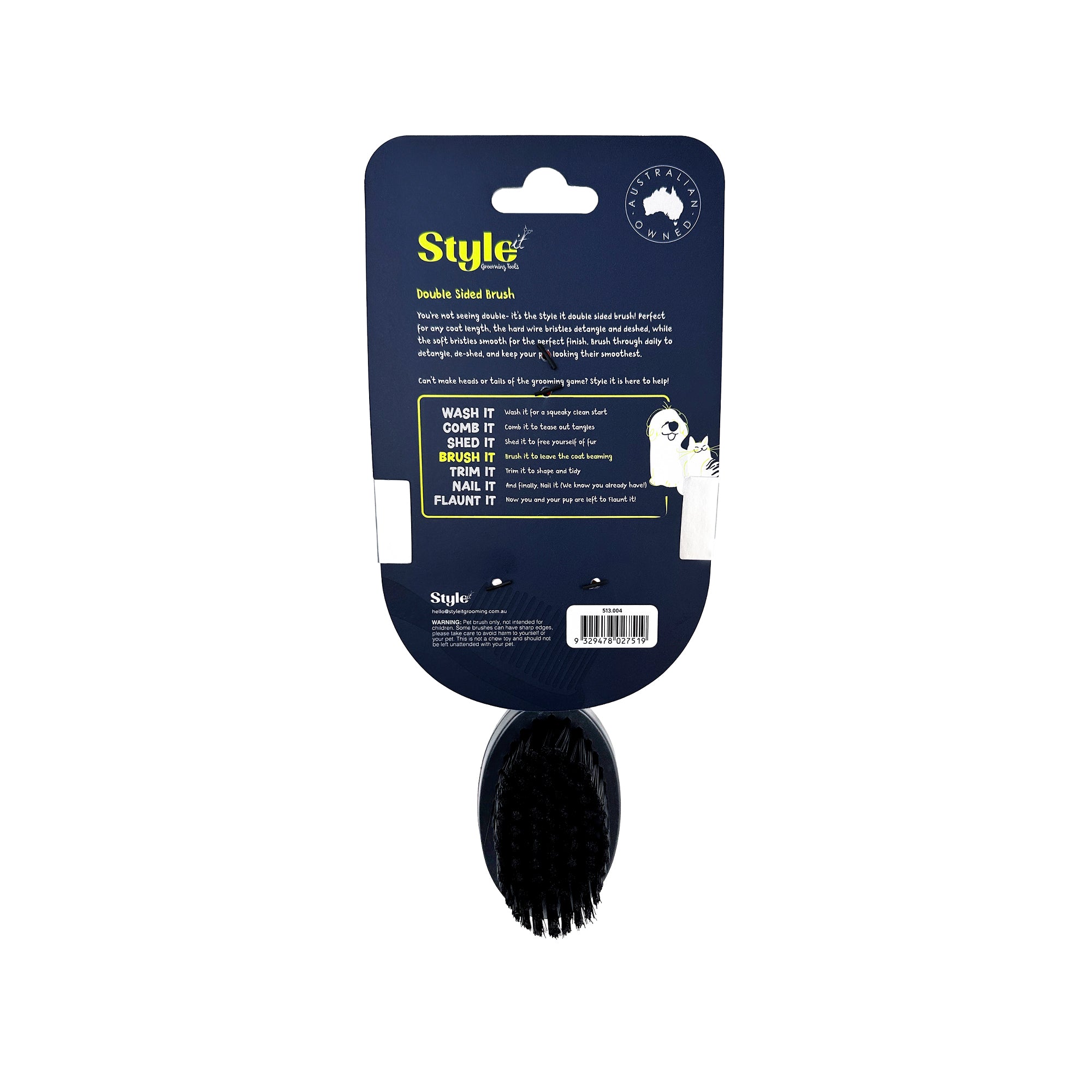 Style It - Dog Brush Double Sided