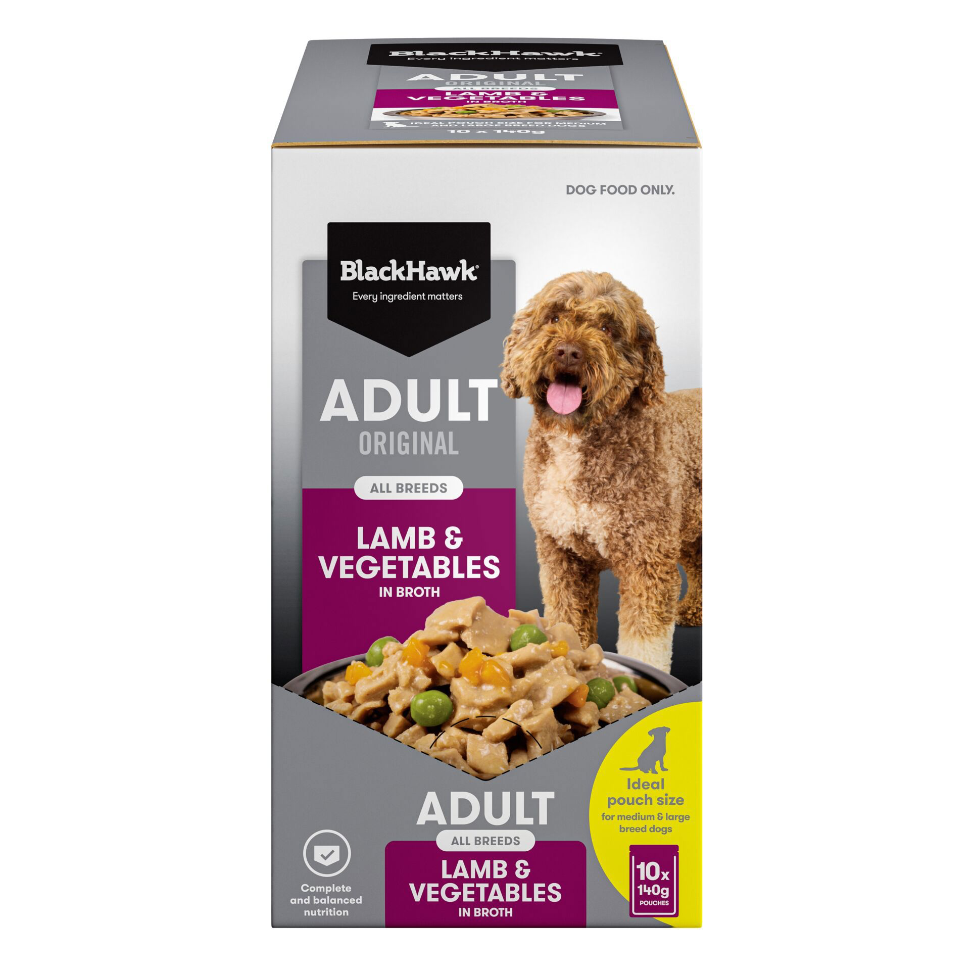 Black Hawk - Lamb and Vegetables Wet Food - Adult All Breeds