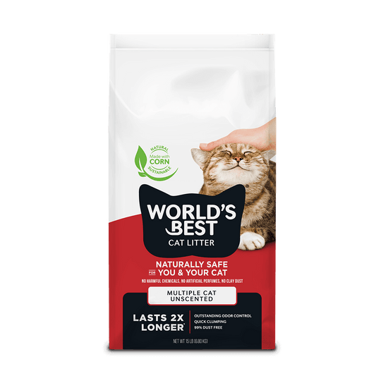 World's Best - Multiple Cat Unscented Cat Litter